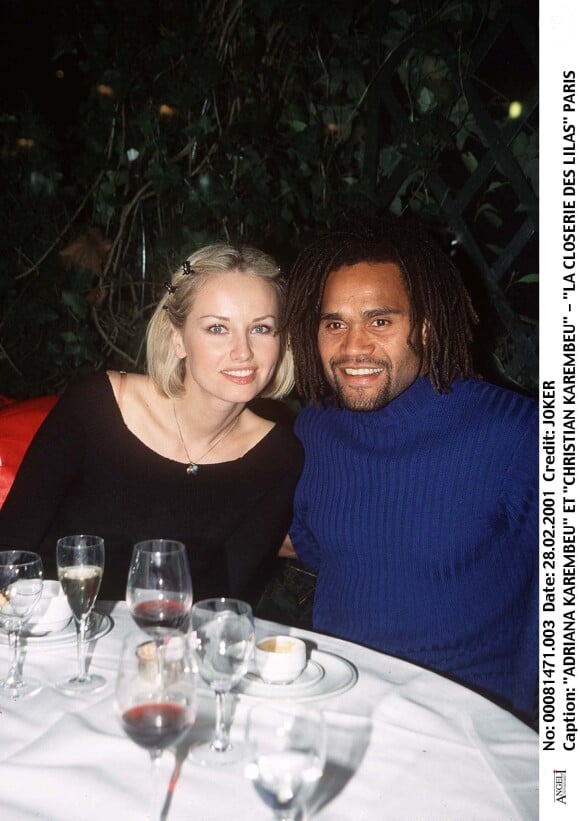 Adriana et Christian Karembeu.