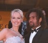 Elle est encore principalement connue aujourd'hui pour avoir été mariée à Christian Karembeu
Adriana Karembeu et Christian Karembeu au Festival de Cannes en 2002.