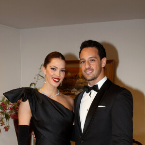 Exclusif - Iris Mittenaere et son compagnon Diego El Glaoui - Dîner de gala organisé par la Fondation "Children of Africa" à l'initiative de Madame D.Ouattara, Première Dame de Côte d'Ivoire et Présidente fondatrice de "Children of Africa" au Sofitel Ivoire à Abidjan. Le 1er Mars 2024 © Dominique Jacovides / Bestimage