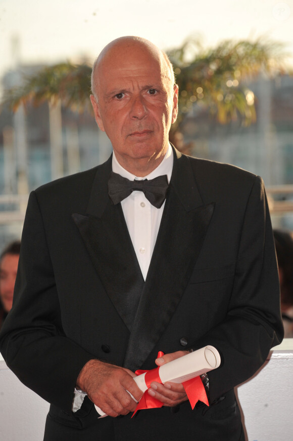 Info - Le producteur Alain Sarde accusé de violences sexuelles par 9 femmes - Alain Sarde (pour Jean-Luc Godard prix du jury pour "Adieu au langage") - Photocall de la remise des palmes du 67 ème Festival du film de Cannes – Cannes le 24 mai 2014. 