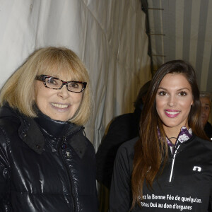 Mireille Darc et Iris Mittenaere (Miss France 2016) - La 30ème édition de la Course du Coeur, au départ de Place Joffre à Paris, le 30 mars 2016. © Guirec Coadic/Bestimage