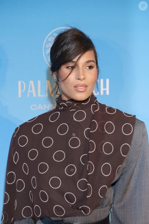 Cindy Bruna - Photocall du dîner d'ouverture du 77ème Festival International du Film de Cannes, au Carlton. Le 14 mai 2024 © Borde-Jacovides-Moreau / Bestimage 