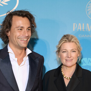 Bertrand Chameroy, Anne-Elisabeth Lemoine - Photocall du dîner d'ouverture du 77ème Festival International du Film de Cannes, au Carlton. Le 14 mai 2024 © Borde-Jacovides-Moreau / Bestimage 