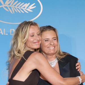 Alexandra Lamy, Lisa Azuelos - Photocall du dîner d'ouverture du 77ème Festival International du Film de Cannes, au Carlton. Le 14 mai 2024 © Borde-Jacovides-Moreau / Bestimage 