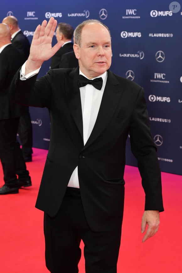 Et on imagine que cela va être une belle expérience. 
Le prince Albert II de Monaco - Les célébrités posent sur le tapis rouge lors de la soirée des "Laureus World sports Awards" à Monaco le 18 février, 2019 