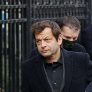 Laurent Mariotte - Obsèques de Jean-Pierre Pernaut en la Basilique Sainte-Clotilde à Paris le 9 mars 2022. © Christophe Clovis / Bestimage  