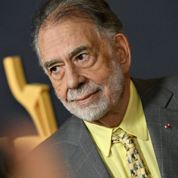 Francis Ford Coppola au photocall de la soirée du 50ème anniversaire du film culte "The Godfather" à Los Angeles, le 22 février 2022. 