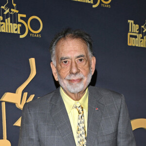 Francis Ford Coppola au photocall de la soirée du 50ème anniversaire du film culte "The Godfather" à Los Angeles, le 22 février 2022. 