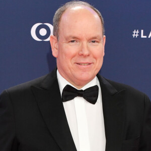 Le prince Albert II de Monaco - Les célébrités posent sur le tapis rouge lors de la soirée des "Laureus World sports Awards" à Monaco.