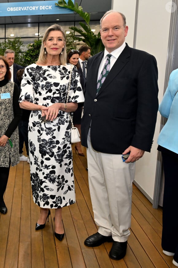 Ainsi que de Caroline de Monaco.
Le prince Albert II de Monaco et la princesse Caroline de Hanovre - Le 55ème Concours International de Bouquets à Monaco, le 4 avril 2024. © Bruno Bebert/Bestimage