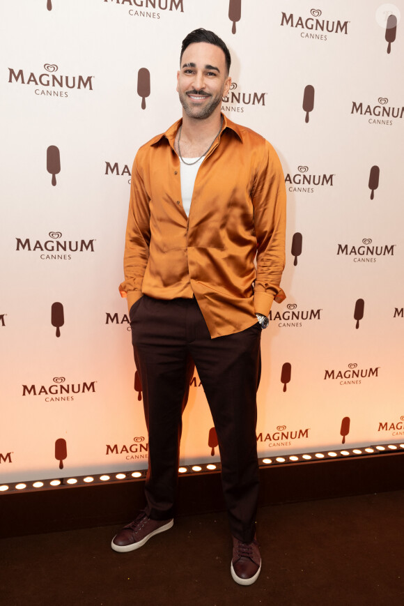 Adil Rami - Soirée sur la plage Magnum lors du 77ème Festival International du Film de Cannes, France, le 16 mai 2024. © Jeremy Melloul / Magnum Cannes via Bestimage   