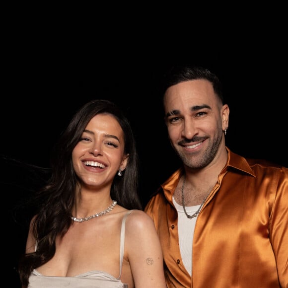 Adil Rami, Lea Elui, - Soirée sur la plage Magnum lors du 77ème Festival International du Film de Cannes, France, le 16 mai 2024. © Jeremy Melloul / Magnum Cannes via Bestimage   