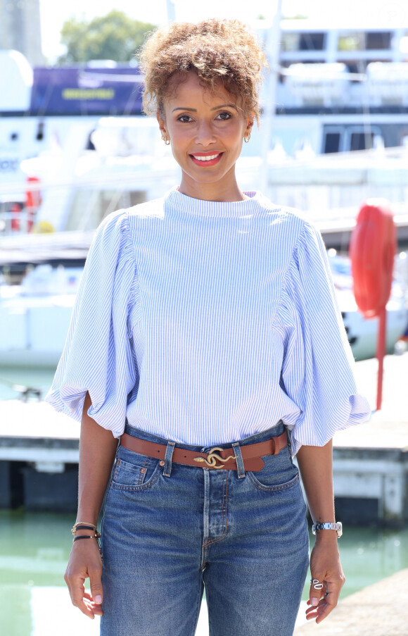 Sonia Rolland - Photocall du film "Un destin inattendu" lors de la 25ème édition du Festival de la Fiction de la Rochelle. Le 13 septembre 2023 © Denis Guignebourg / Bestimage