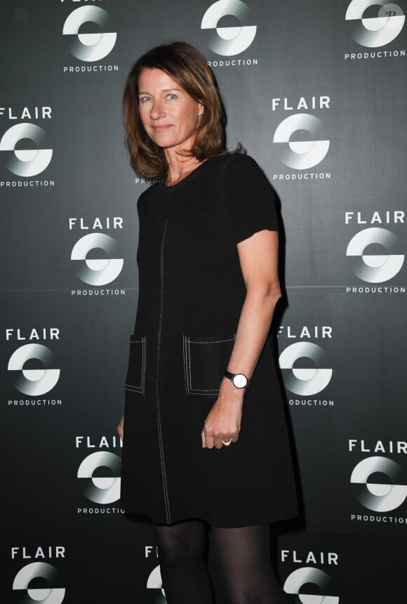 Carole Gaessler - Soirée du 10ème anniversaire de l'agence audiovisiuelle "Flair production" à l'hôtel "Le Marois" à Paris le 28 mars 2019. © Coadic Guirec/Bestimage