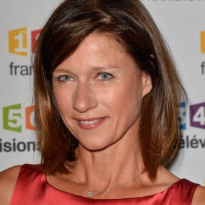 Carole Gaessler lors du photocall de la présentation de la nouvelle dynamique 2017-2018 de France Télévisions. Paris, le 5 juillet 2017. © Guirec Coadic/Bestimage 