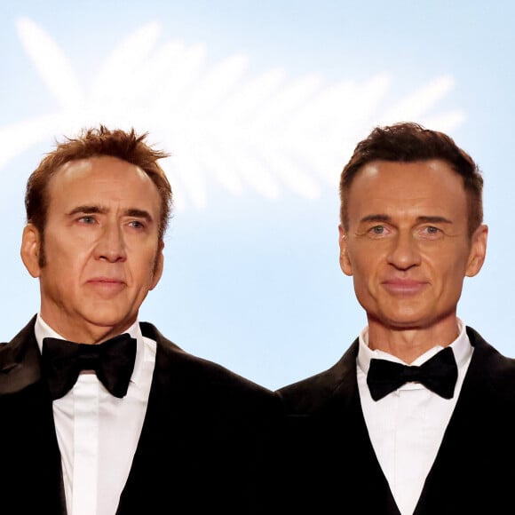 Nicolas Cage, Julian McMahon - Tapis rouge du film "The Surfer" lors du 77ème Festival International du Film de Cannes au Palais des Festivals à Cannes, France. Le 17 mai 2024 © Jacovides-Moreau / Bestimage