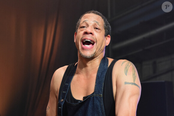 JoeyStarr - 7ème édition du Salon "Lyon Street Food Festival" (15 - 18 juin 2023) dans les anciennes usines Fagor Brandt, le 15 juin 2023. Pendant quatre jours de fête, plus de 120 chefs et pâtissiers, 200 recettes exclusives, 400 ateliers participatifs gratuits et 60 concerts & DJ set. © Romain Doucelin / Bestimage 