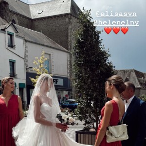 Mariage de Nicolas Duvauchelle et de sa compagne. @ Instagram