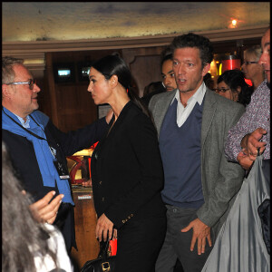 Monica Bellucci et Vincent Cassel à l'avant-première de "The Artist" au Grand Rex à Paris.