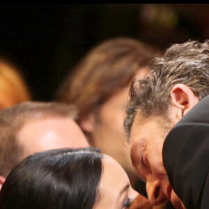 Monica Bellucci et Vincent Cassel à la 34e cérémonie des César 2009 à Paris.