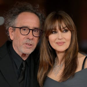 Monica Bellucci et Tim Burton - Première du film "Diabolik" lors de la 18ème édition du festival du film de Rome. © ANSA via ZUMA Press / Bestimage