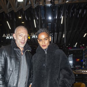 Vincent Cassel et sa compagne Narah Baptista - Célébrités assistent aux combats de MMA, Professional Fighters League Europe (PFL) à l'accord Arena de Bercy à Paris le 7 mars 2024. © Pierre Perusseau/Bestimage