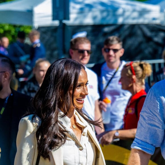 Prince Harry et Meghan Markle, duc et duchesse de Sussex - Jour 6 des Invictus Games, Merkur-Spiel Arena, Düsseldorf, 15 septembre 2023