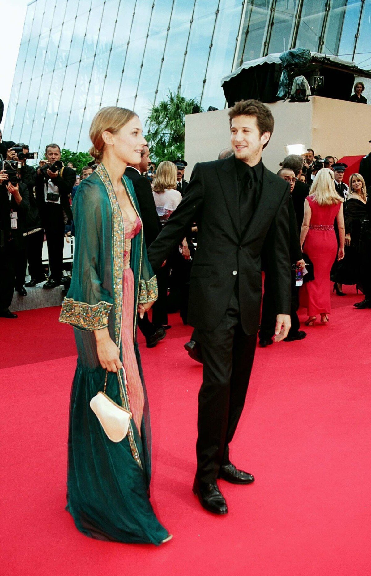 Photo Guillaume et Diane Kruger Montée des marches du film