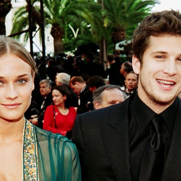 Guillaume Canet et Diane Kruger lors du 55e festival de Cannes le 20 mai 2002