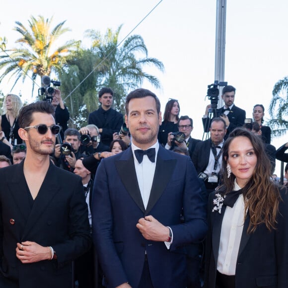 Pierre Niney, Laurent Lafitte, Anaïs Demoustier - Montée des marches du film " Le comte de Monte-Cristo " lors du 77ème Festival International du Film de Cannes, au Palais des Festivals à Cannes. Le 22 mai 2024 © Olivier Borde / Bestimage