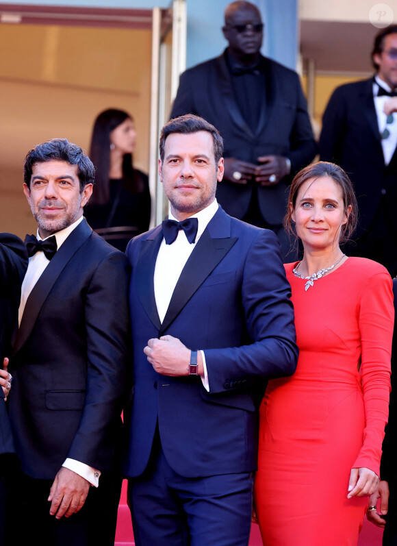 Pierfrancesco Favino, Laurent Lafitte, Julie de Bona - Montée des marches du film « Le comte de Monte-Cristo » lors du 77ème Festival International du Film de Cannes, au Palais des Festivals à Cannes. Le 22 mai 2024 © Jacovides-Moreau / Bestimage  Red carpet of the movie « Le comte de Monte-Cristo » during the 77th Cannes International Film Festival at the Palais des Festivals in Cannes, France. On may 22th 2024 