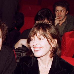 Alain Souchon et son épouse Françoise en 1999.