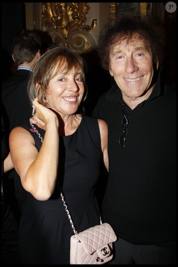 Alain Souchon et sa femme Françoise au gala de l'Ifrad le 21 septembre 2011.