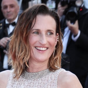 Camille Cottin, montée des marches de "L'Amour Ouf" (Beating Hearts) au Festival de Cannes. Photo by David Boyer/ABACAPRESS.COM