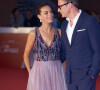 Et elle ne lui en avait pas vraiment voulu ! 
Bérénice Bejo et son mari, le réalisateur Michel Hazanavicius arrivent à la projection du film "Coupez" lors de la 17ème édition du Festival International du Film de Rome, Italie, le 14 octobre 2022. 