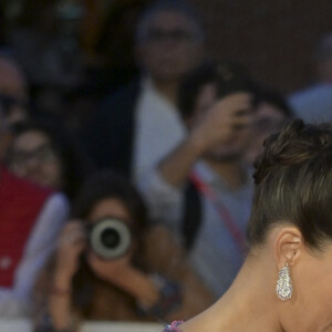 Bérénice Bejo et son mari, le réalisateur Michel Hazanavicius arrivent à la projection du film "Coupez" lors de la 17ème édition du Festival International du Film de Rome, Italie, le 14 octobre 2022. © Mario Cartelli/SOPA Images/Zuma Press/Bestimage 