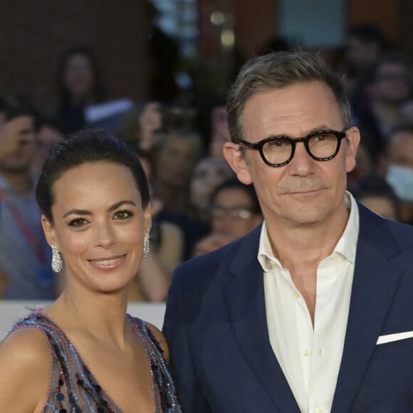 Bérénice Bejo et son mari, le réalisateur Michel Hazanavicius arrivent à la projection du film "Coupez" lors de la 17ème édition du Festival International du Film de Rome, Italie, le 14 octobre 2022. © Mario Cartelli/SOPA Images/Zuma Press/Bestimage