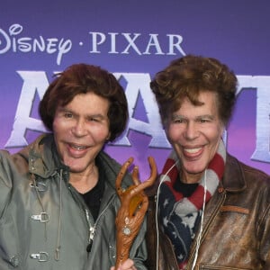 Grichka Bogdanoff (Bogdanov) et Igor Bogdanoff (Bogdanov) à la première du film "En Avant" au cinéma UGC Normandie à Paris, le 26 février 2020. © Guirec Coadic/Bestimage 