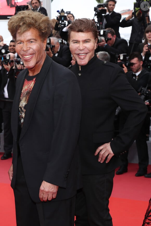 Igor et Grichka Bogdanoff - Montée des marches du film " Solo : A Star Wars Story " lors du 71ème Festival International du Film de Cannes. Le 15 mai 2018 © Borde-Jacovides-Moreau/Bestimage  Red carpet for the movie " Solo : A Star Wars Story " during the 71th Cannes International Film festival. On may 15th 2018