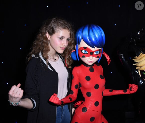 Lou et Lenni-Kim assistent à l'inauguration de "Miraculous "au musée Grévin à Paris, le 4 avril 2018. Alain Apaydin/ABACAPRESS.COM