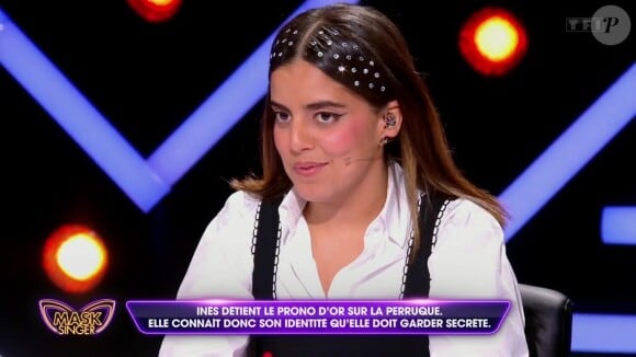 Inès Reg était même sûre d'elle, et l'avait démasquée en activant son "prono d'or".