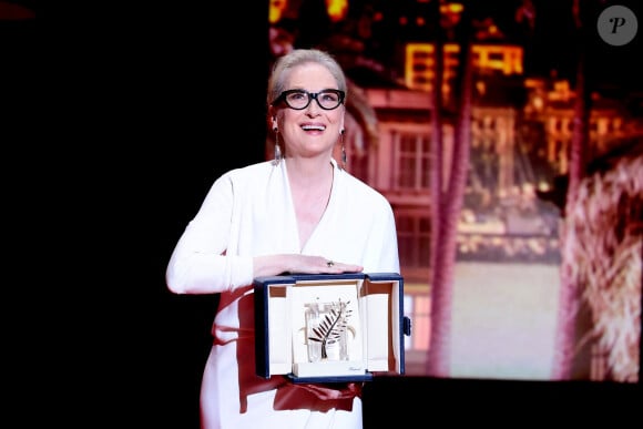 Meryl Streep (Palme d'Or d'Honneur) - Cérémonie d'ouverture du 77ème Festival International du Film de Cannes, au Palais des Festivals à Cannes. Le 14 mai 2024. © Borde-Jacovides-Moreau / Bestimage 