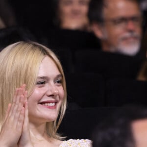 Elle Fanning - Cérémonie de clôture du 77ème Festival International du Film de Cannes au Palais des Festivals à Cannes. Le 25 mai 2024. © Borde-Jacovides-Moreau / Bestimage 