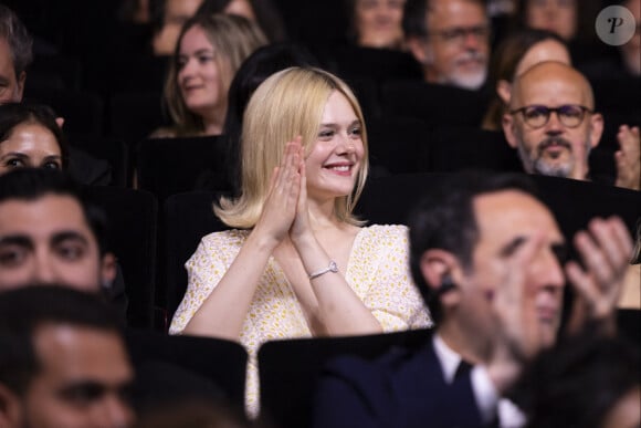 Elle Fanning - Cérémonie de clôture du 77ème Festival International du Film de Cannes au Palais des Festivals à Cannes. Le 25 mai 2024. © Borde-Jacovides-Moreau / Bestimage 