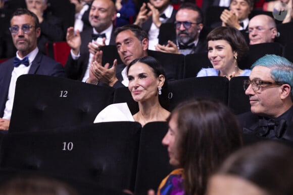 Demi Moore - Cérémonie de clôture du 77ème Festival International du Film de Cannes au Palais des Festivals à Cannes. Le 25 mai 2024. © Borde-Jacovides-Moreau / Bestimage 