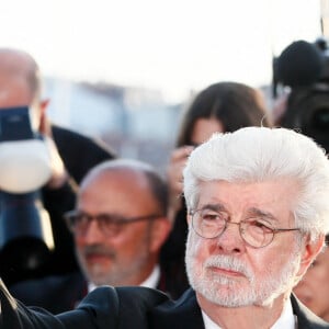George Lucas (Palme d'or d'honneur) - Photocall des palmes lors du 77ème Festival International du Film de Cannes au Palais des Festivals à Cannes. Le 25 mai 2024 © Christophe Clovis / Bestimage 