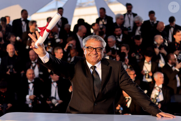 Mohammad Rasoulof (Prix Spécial pour " The seed of the sacred fig " (" Les Graines du figuier sauvage ")) - Photocall des palmes lors du 77ème Festival International du Film de Cannes au Palais des Festivals à Cannes. Le 25 mai 2024 © Jacovides-Borde-Moreau / Bestimage 