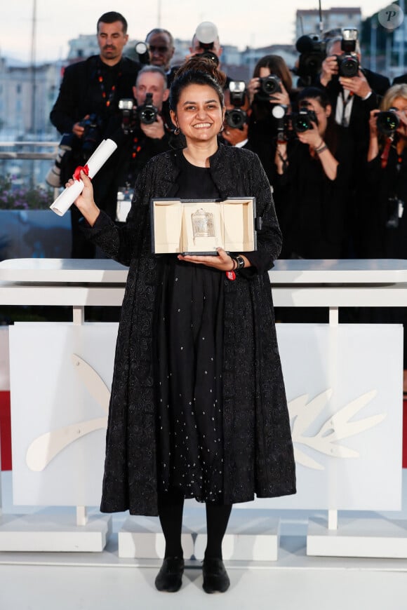 Payal Kapadia (Grand Prix pour " All we imagine as light ") - Photocall des palmes lors du 77ème Festival International du Film de Cannes au Palais des Festivals à Cannes. Le 25 mai 2024 © Christophe Clovis / Bestimage 