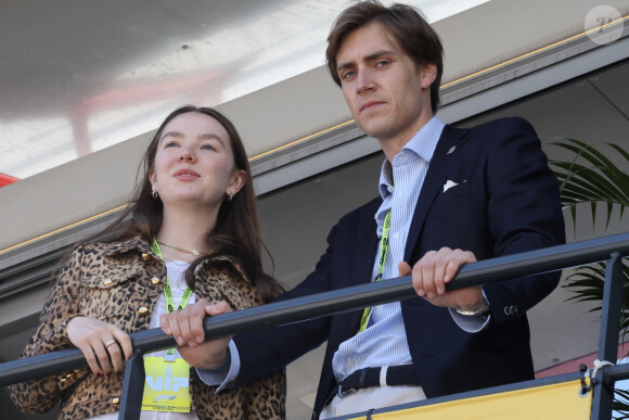 Ben-Sylvester Strautmann, la princesse Alexandra de Hanovre lors des qualifications du 81ème Grand Prix de Formule 1 (F1) de Monaco, le 25 mai 2024. © Claudia Albuquerque/Bestimage C