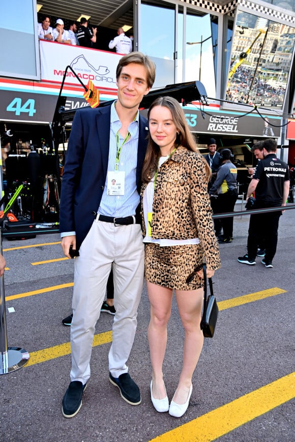 Ben-Sylvester Strautmann et la princesse Alexandra de Hanovre durant la journée des qualifications du 81ème Grand Prix de Formule 1 de Monaco, le 25 mai 2024. © Bruno Bebert/Bestimage